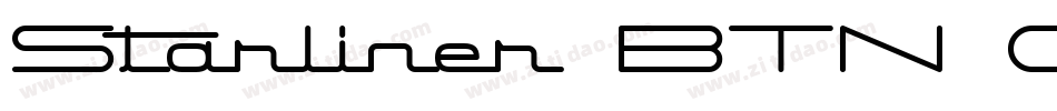 Starliner BTN Oblique字体转换